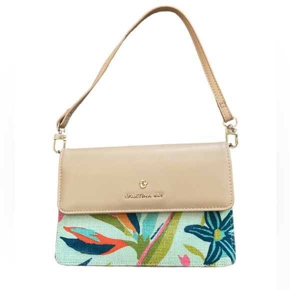 SPARTINA 449 Cross Body Bag Floral & Cream - Picture 15 of 15